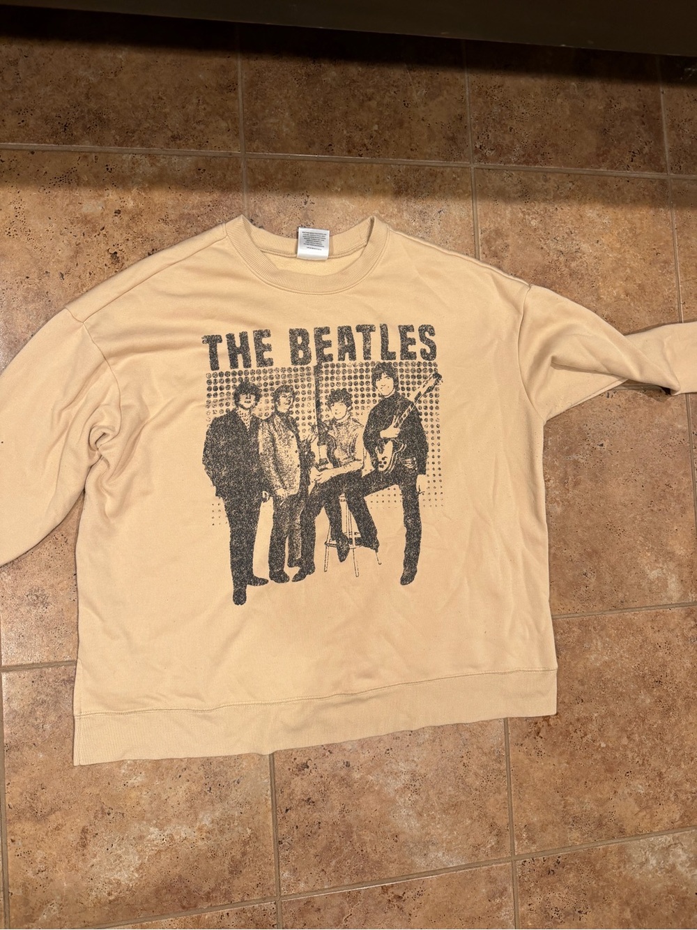 The Beatles 1965 American Tour Oversized Crewneck Sweatshirt - Women’s 14